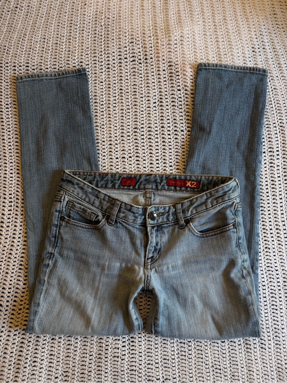 Vintage express X2 Women's Light Blue lowrise Jeans